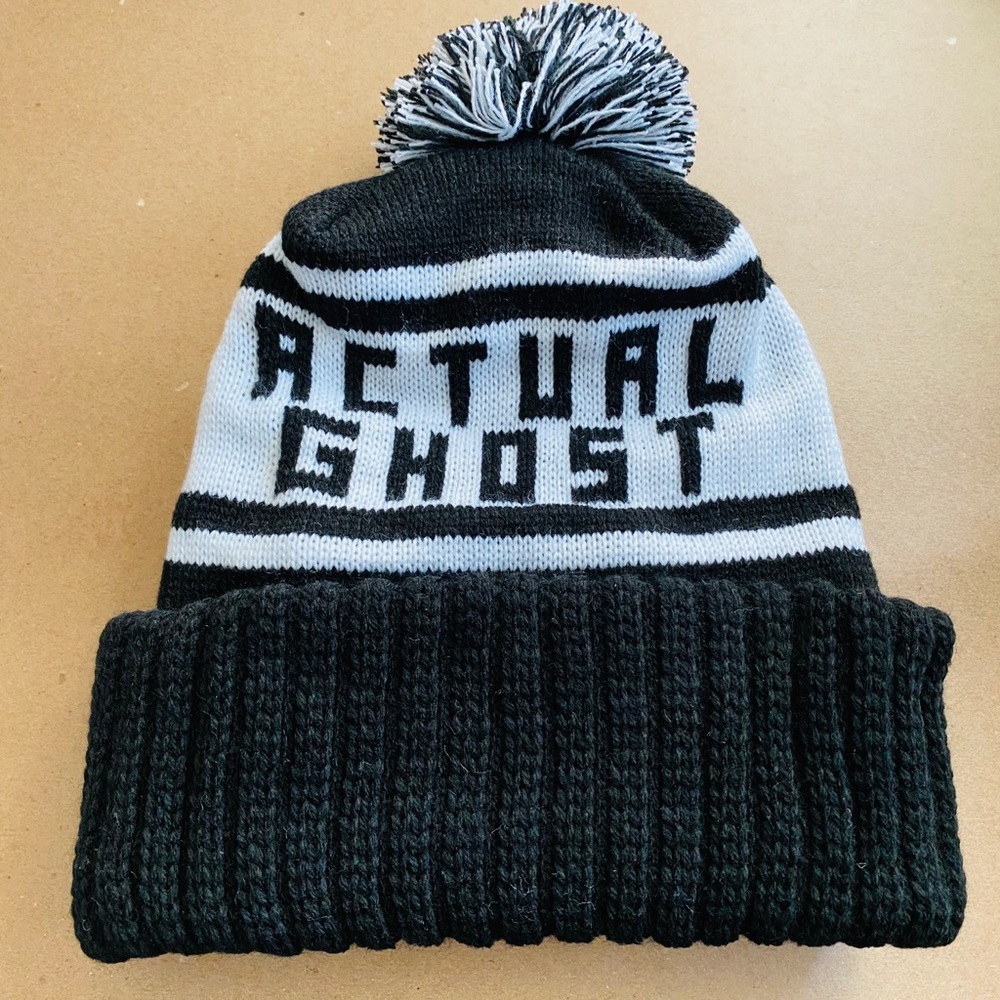 Actual Ghost knit hat